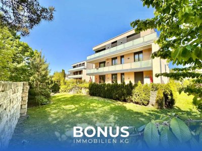 Sonnige Neubauwohnung in Bestlage von Kleinzschachwitz mit Südterrasse & großem Garten