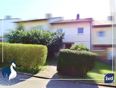 Unser Lieblingsplatz – charmantes Reihenmittelhaus + Garten + Einzel-Garage + viel Potenzial
