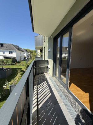 Helle 3 Zimmer Neubauwohnung KfW40+ mit Südbalkon