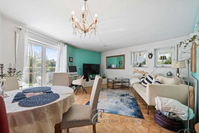 RESERVIERT: Böhringen - Ruhige Zwei-Zimmer-Wohnung mit West-Terrasse im Grünen, inkl. TG-Platz