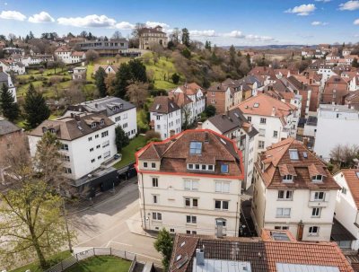 Exklusive Dachgeschoss-Maisonette mit Blick auf die Bosch-Villa & Stuttgart