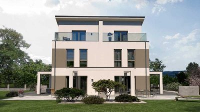 Das gehobene Doppelhaus auf 2,5 Etagen