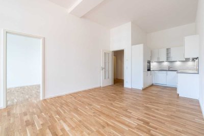 Großzügige 2-Zimmer-Wohnung im historischen Wäschereigebäude