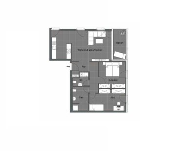 Modernes Leben in Ginsheim-Gustavsburg, mit Einbauküche, Balkon, Aufzug und Tiefgarage