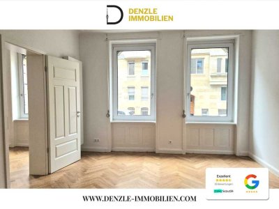Erstbezug nach hochwertiger Sanierung – Stilvolle Altbauwohnung mit Terrasse & Wintergarten