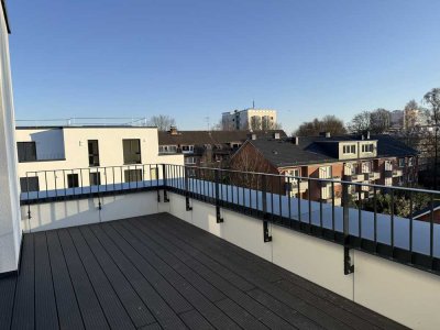 Mit großzügiger Dachterrasse: 2-Zimmer-Dachgeschoss-Wohnungen in HH-Bramfeld