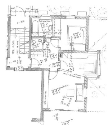 2-Zimmer-Wohnung mit 135 m² Garten und Garage in Mittenwald