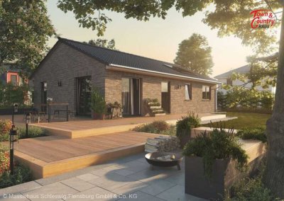 Familienglück auf einer Ebene: Ihr einladender Bungalow wartet