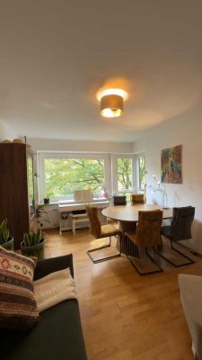 Möblierte 2-Zimmer Wohnung zur Untermiete in Hamburg-Uhlenhorst
