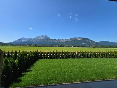 Neubau-Wohnungen mit Blick auf den Wilden Kaiser