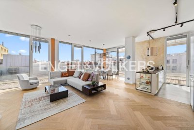 Traumwohnung beim Stadtpark mit Dachterrasse und eindrucksvollem Wien-Blick