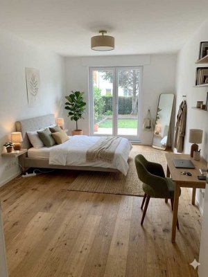 Komplett stufenlos: Modernes 1-Zimmer-Idyll mit ebenerdiger Dusche