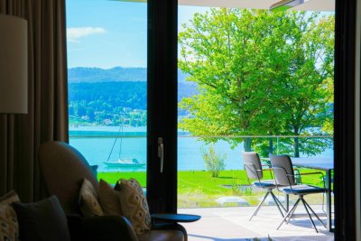 RESERVIERT 1.REIHE - Seewohnung in direkter SEELAGE - Laisseefaire Anlage Pörtschach am Wörthersee