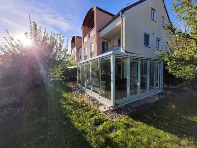 4 ZKB EG Wintergartenwohnung+extra Studiowohnung mit Luxus Miele Küche