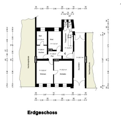 Gepflegte 3-Zimmer Wohnung in Hofs Innenstadt