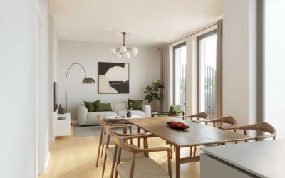 Neubauwohnung mit eigenem Garten in der Bergisch Gladbacher Innenstadt