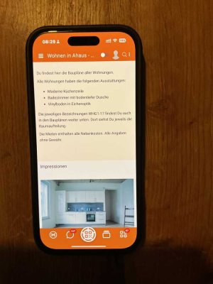 Gepflegte 2-Zimmer-Wohnung im 4. OG mit Aussenstellplatz in Ahaus Warmmiete incl. Strom