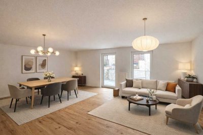 KL-City - Neubau-Erstbezug: Großzügige, lichtdurchflutete 3-Zimmer-Wohnung mit Balkon