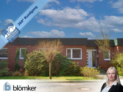 Blömker! Hier wartet Ihr Traumhaus in bester Lage: Bungalow, Garage, Kamin, Wintergarten uvm.