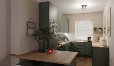 Doppelhaushälfte mit Südterrasse, Keller und Garage