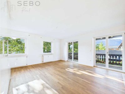 Licht, Weite, Bergblick, ca. 156 m² mit Kamin und zwei Bädern