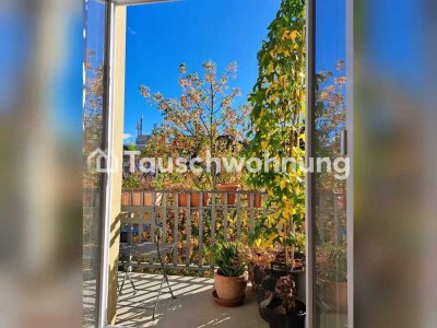 Tauschwohnung: 3-Zi Wohnung im Musikerviertel mit 2 Balkonen