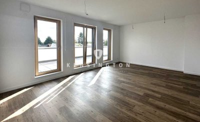 Schöner Wohnen in Wildau: Traum Dachgeschoß 2 Zimmer mit Terrasse, Aufzug! Erstbezug!