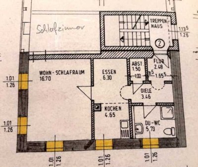 Helle 1,5-Zimmer Wohnung in Rosenheim-SCHWAIG