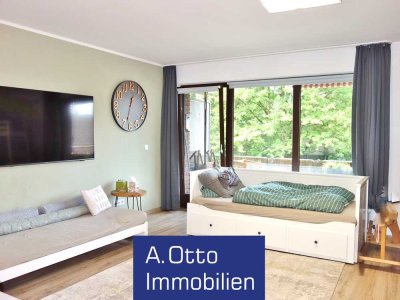 Krefeld - Süd, schickes Apartment  im 1. OG mit offener Einbauküche, Balkon und Aufzug