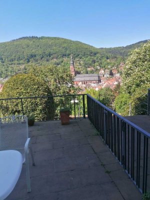 Charmante 3,5-Zimmer-Wohnung am Schlossberg mit großer Terrasse und Altstadtblick