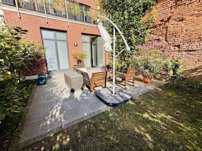 Vermietete 2 Zimmer-Wohnung mit Gartenanteil und TG-Stellpl. in wunderschöner Wohnanlage
