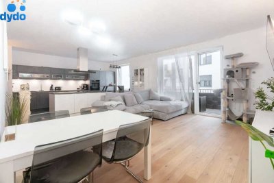 Diese perfekte Dreizimmerwohnung mit toller EBK, Balkon und Smart-Home wartet auf Ihren Einzug.