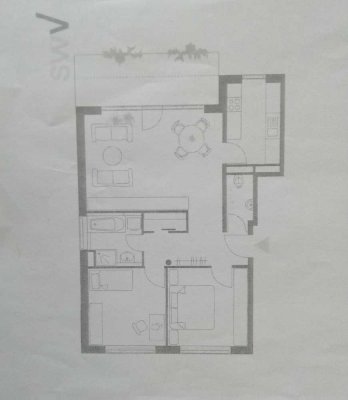 Gepflegte 3,5-Zimmer Wohnung mit Garten - Zentral in Kornwestheim