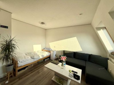 Dachgeschossflair mit Blick über Dresden