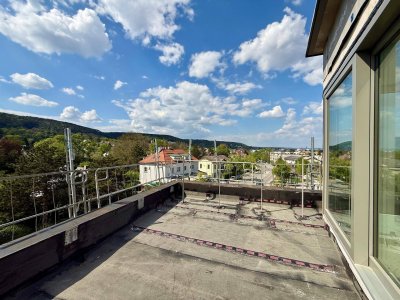 AM FLIEGENSPITZ - DIE COOLSTE WOHNUNG IM PROJEKT! | Kleinwohnung mit 2 Terrassen - Skyline Wien &amp; Sonnenuntergang | Provisionsfrei!