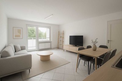 Helle (Zwei)Zimmerwohnung mit Südbalkon in Frankfurt-Bockenheim