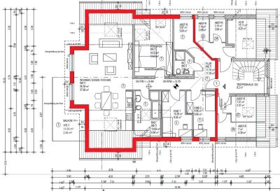 Neue großzügige ca. 122,27m² Wohn- u. Nutzfläche Penthouse, Studienwohnung 4,5 ZKB Terrasse ca.16 m²