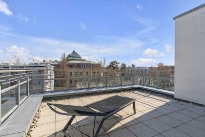 Exklusive Maisonette-Wohnung mit Blick auf Schloss & Bundesgerichtshof – Toplage in Karlsruhe