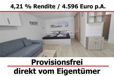 4,21 % Rendite - Möbliertes Apartment - Albstadt-Tailfingen