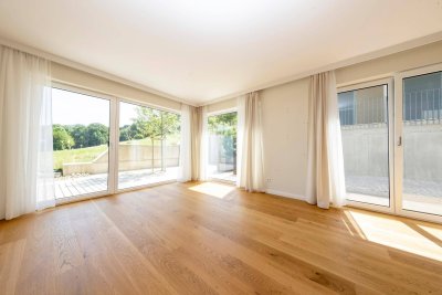 MATTSEE | Modernes Doppelhaus in Hanglage mit traumhafter Aussicht