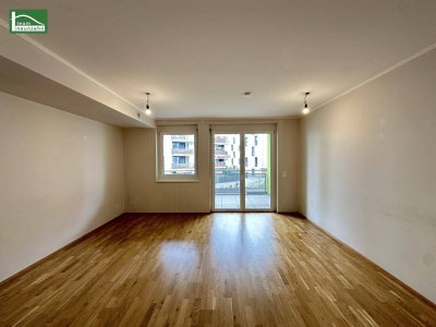 Hochwertige 3-Zimmer Wohnung im Markhof nahe S-Bahn mit perfektem Grundriss und großer Loggia!