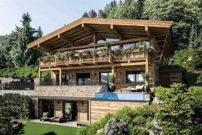 Neubauchalet in absoluter Panoramalage von Kirchberg