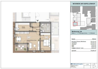 Attraktive 3-Zimmer-Wohnung im Herzen Heidelbergs