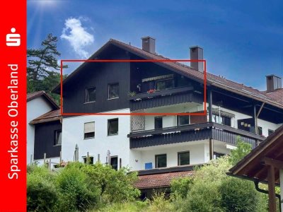 Gemütliche 2-Zimmer Dachgeschosswohnung am Ortsrand