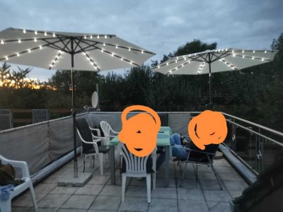 Modernisierte Terrassenwohnung mit drei Zimmern und Balkon in Paderborn