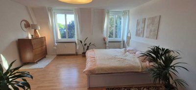 DG-Maisionette Wohnung (OHNE! Aufzug) mit top besonnter Dachterrasse in kernsaniertem Jugendstilhaus