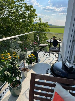 Wohnen im Grünen: Moderne Wohnung direkt am Feld