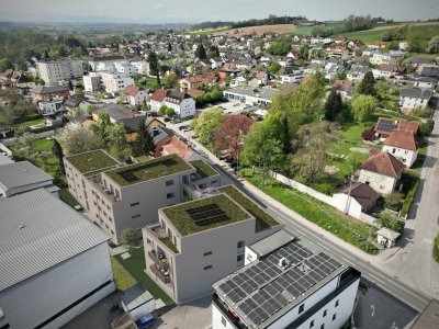 Große Wohnung mit Balkon und Tiefgaragenplatz direkt im Zentrum - Neuhofen/Kremsplatz