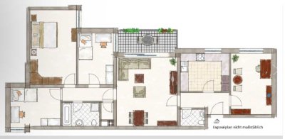 In Ebersberg: Gepflegte Wohnung mit viereinhalb Zimmern und Balkon