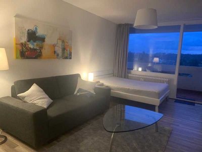 Sonnige modern  möbl. 1-Zi.-Wohnung FFM-Oberrad